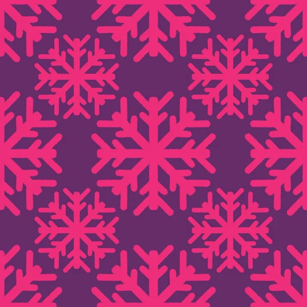 Winter Seamless Noel Snowflakes Pattern Fabrics Wrapping Paper Clothes Print — Stock Photo, Image