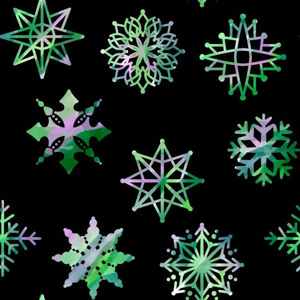 Winter seamless Noel snowflakes pattern for fabrics and wrapping paper and clothes print and kids and Christmas gifts and new year accessories. High quality illustration