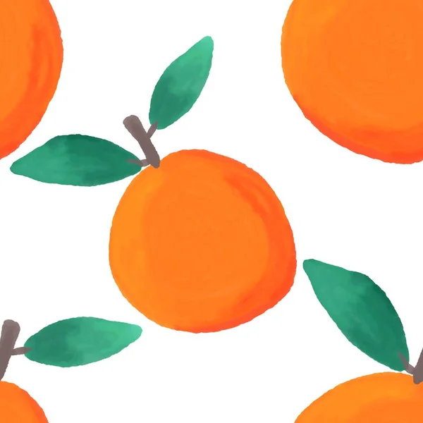 Summer fruit seamless oranges pattern for wrapping paper and kids clothes print and fabrics and swimsuit and linens and packaging. High quality illustration