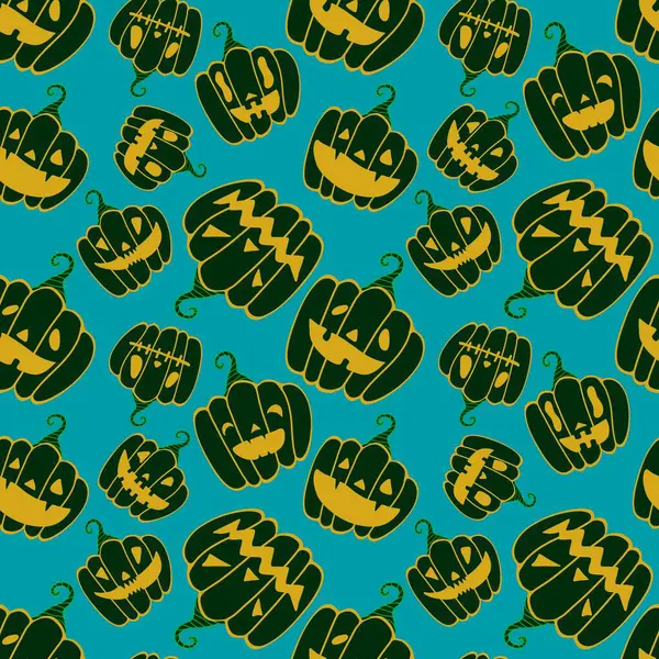 Halloween Seamless Pumpkins Pattern Fabrics Wrapping Paper Clothes Print Notebooks — 스톡 사진