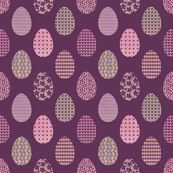 Easter Eggs Seamless Spring Pattern Kids Clothes Print Accessories Notebooks — Foto de Stock