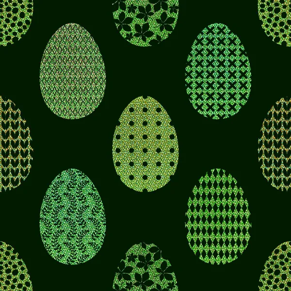 Easter Eggs Seamless Spring Pattern Kids Clothes Print Accessories Notebooks — Foto de Stock