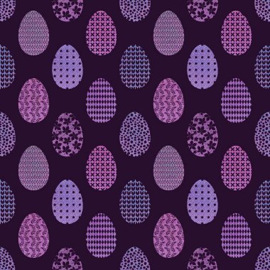 Easter eggs seamless spring pattern for kids clothes print and accessories and notebooks and wrapping paper and fabrics and kitchen. High quality illustration