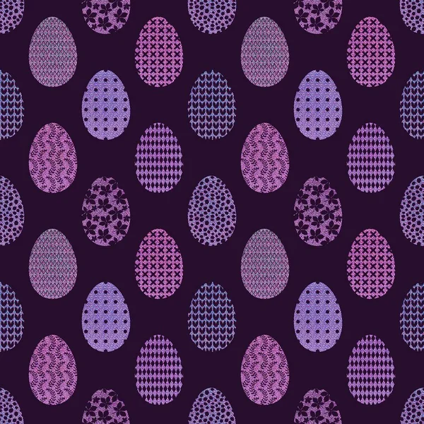 Easter Eggs Seamless Spring Pattern Kids Clothes Print Accessories Notebooks — Photo
