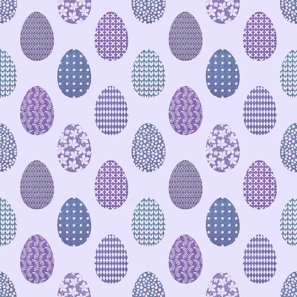 Easter Eggs Seamless Spring Pattern Kids Clothes Print Accessories Notebooks — Photo