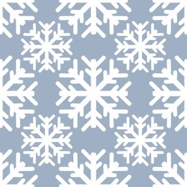 Kış kusursuz Noel kar taneleri kumaşlar, ambalaj kağıtları, kıyafet baskısı, çocuklar, Noel hediyeleri ve yeni yıl aksesuarları için desen. Yüksek kaliteli illüstrasyon