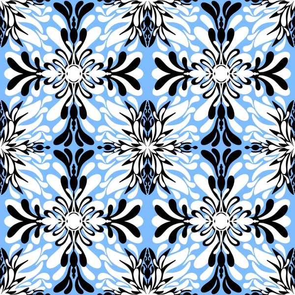 Kağıt, çarşaf, kumaş, giysi baskısı, çocuk defterleri, ambalaj ve mutfak tekstili için soyut, dikişsiz çiçek deseni. Yüksek kaliteli illüstrasyon