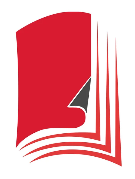 Eğitim Enstitüsü, kütüphane veya kitap logosu tasarım fikirleri. Bir şirket veya organizasyon için yaratıcı dijital kitap logosu. Kitap sayfasının simgesi, sembol ve kitap sayfalarının logosu