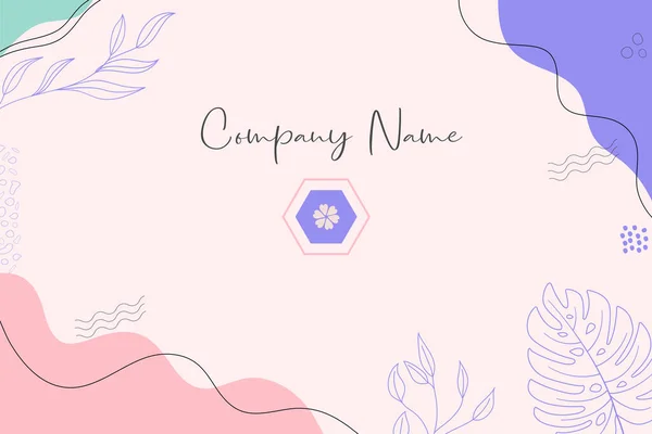 El çizimi minimum arkaplan. düz soyut şekiller