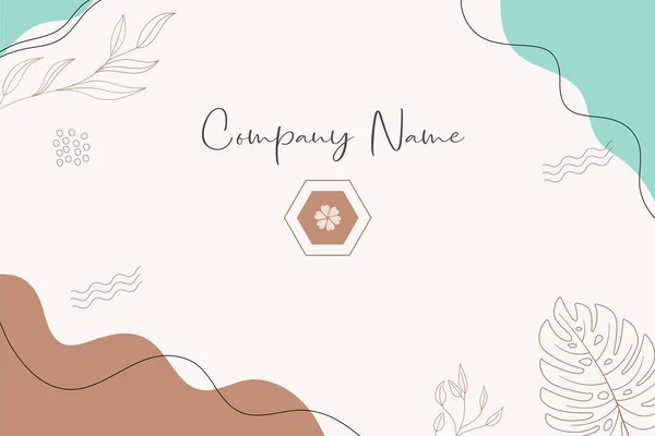 el çizimi minimal arkaplan düz soyut şekiller modern tasarım şablonu sosyal medya gönderileri