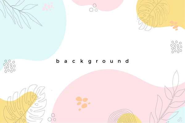 Pastel Doğa Memphis soyut arka plan sıvısı soyut arka plan