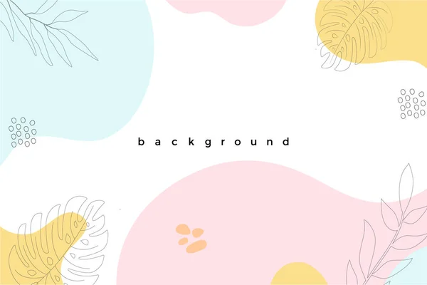 Pastel Doğa Memphis soyut arka plan sıvısı soyut arka plan