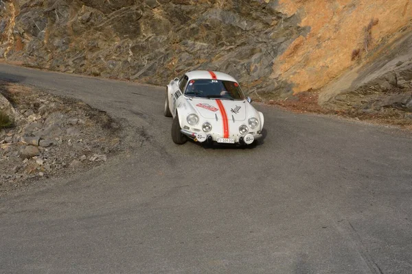 Alpine A110 Vincitore Del Rally Storico Monte Carlo 2016 — Foto Stock