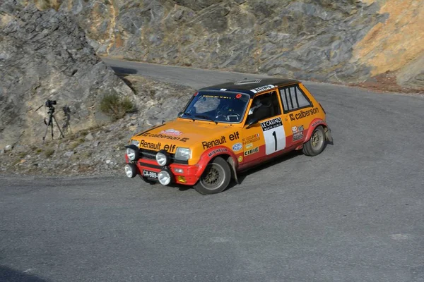 Renault Alpine Gr2 Nel Rally Storico Monte Carlo 2016 — Foto Stock