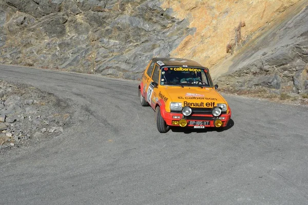 Renault Alpine Gr2 2016 Monte Carlo Historic Rally — Stock Photo, Image