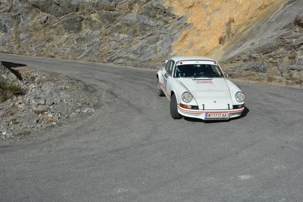 Porsche 911 2016 Monte Carlo Historic Rally — Foto de Stock