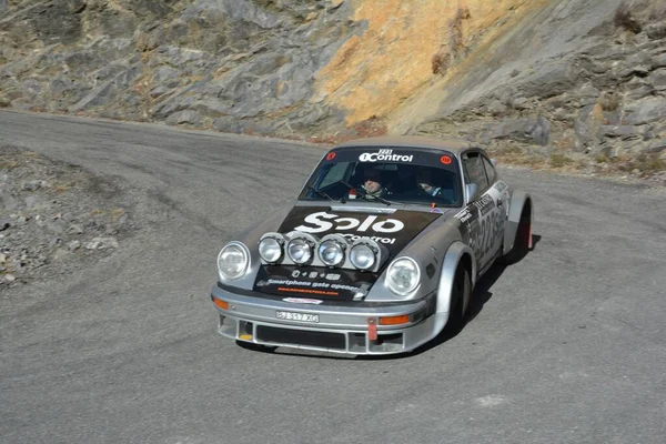 Porsche 911 2016 Monte Carlo Historic Rally — Stock Photo, Image