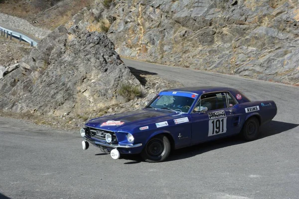 2016 Ford Mustang 2016 Monte Carlo Historic Rally — 스톡 사진