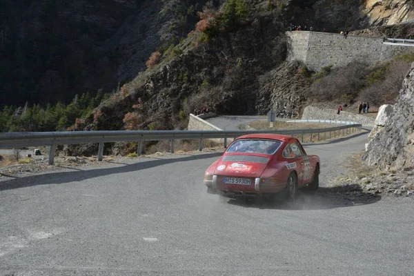 Porsche 911 Nel 2016 Monte Carlo Historic Rally — Foto Stock