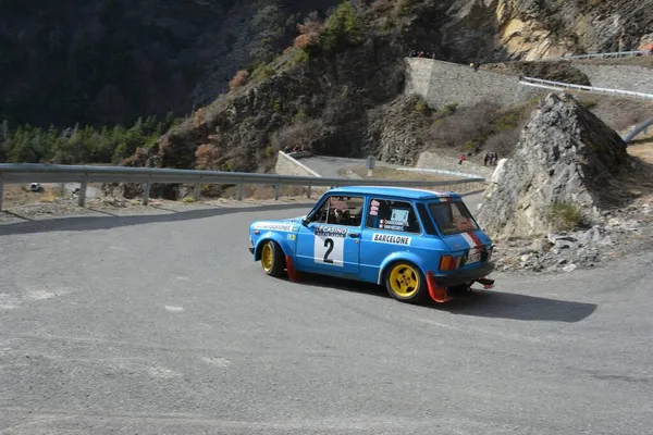 Autobianchi A112 Abarth 2016 Году Monte Carlo Historic Rally — стоковое фото