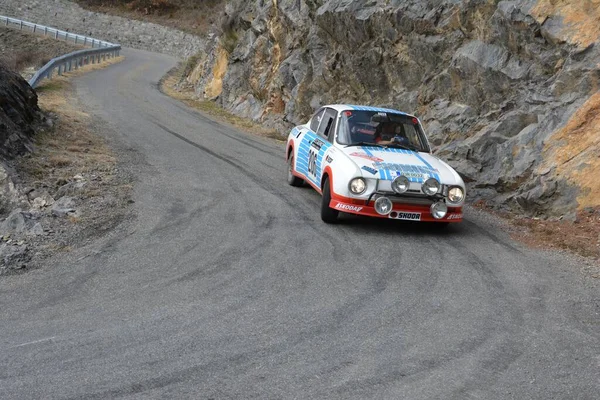 Skoda 130R Nel 2016 Rally Storico Monte Carlo — Foto Stock