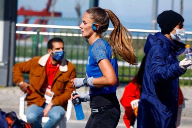 11-04-2021 İzmir-Türkiye: Maraton İzmir