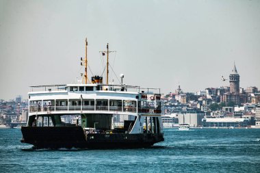 İstanbul Boğazı, İstanbul, Türkiye 'de Feribot