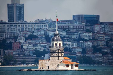 İstanbul Boğazı 'ndaki Bakireler Kulesi, İstanbul Kenti, Türkiye