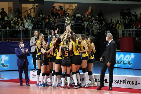 2021 Estambul Turquía Copa Campeones Femenino Spor Toto 2021 — Foto de Stock