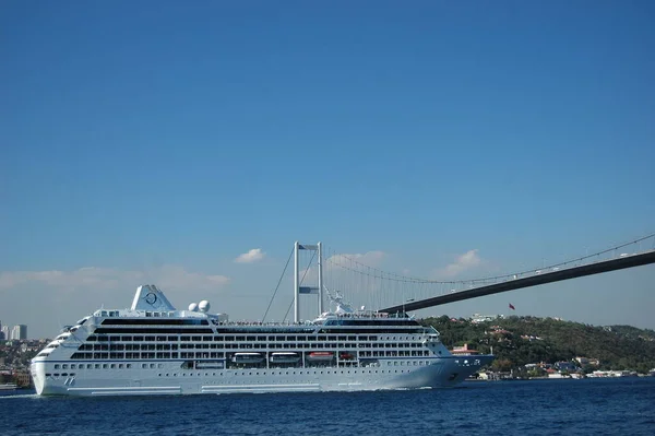 2013 Istambul Turquia Navio Passageiros Nautica Galataport — Fotografia de Stock