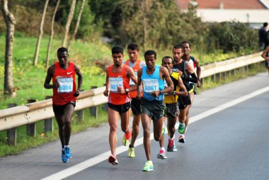 17-Kasım-2013 İstanbul-Türkiye: İstanbul 'da Vodafone 35. İstanbul Maratonu