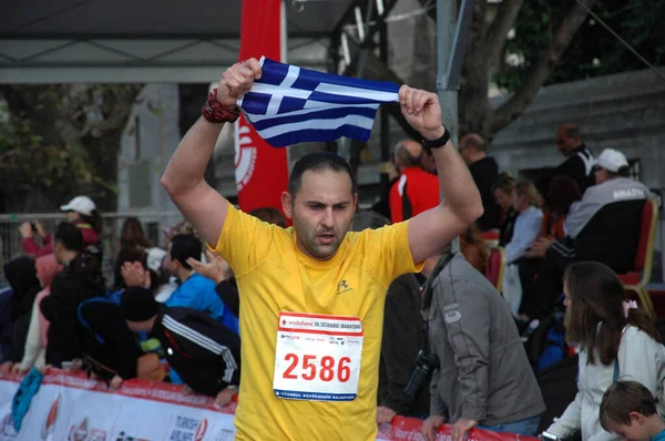 November 2013 Istanbul Turkije Vodafone 35Ste Istanbul Marathon Istanbul City — Stockfoto