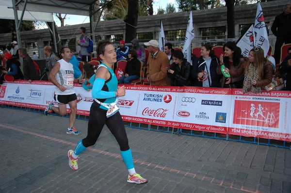 2013 이스탄불 2013 이스탄불 마라톤 Vodafone 35Th Istanbul Marathon Istanbul — 스톡 사진