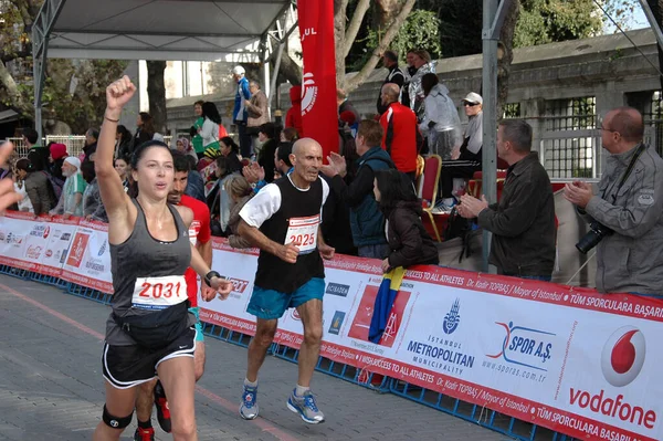 2013 이스탄불 2013 이스탄불 마라톤 Vodafone 35Th Istanbul Marathon Istanbul — 스톡 사진