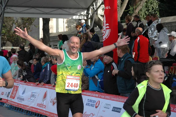 November 2013 Istanbul Turkije Vodafone 35Ste Istanbul Marathon Istanbul City — Stockfoto