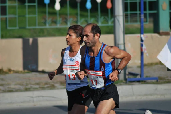 November 2013 Istanbul Turkije Vodafone 35Ste Istanbul Marathon Istnbul Stad — Stockfoto