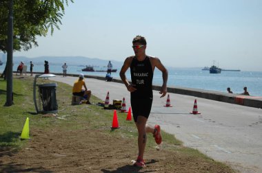 3-8-2013 İstanbul-Türkiye: Triatlon İstanbul Avrupa Kupası 2013