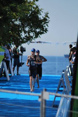 3-8-2013 İstanbul-Türkiye: Triatlon İstanbul Avrupa Kupası 2013