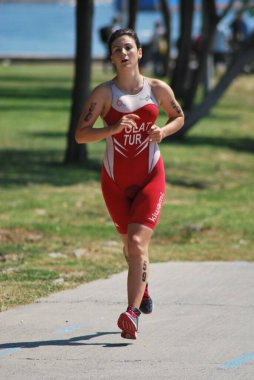 3-8-2013 İstanbul-Türkiye: Triatlon İstanbul Avrupa Kupası 2013