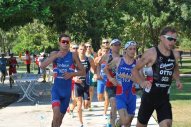 3-8-2013 İstanbul-Türkiye: Triatlon İstanbul Avrupa Kupası 2013