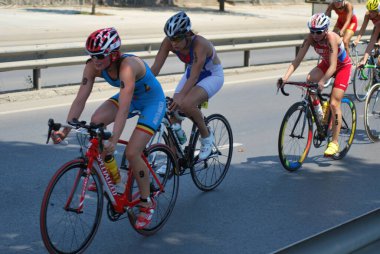 3-8-2013 İstanbul-Türkiye: Triatlon İstanbul Avrupa Kupası 2013