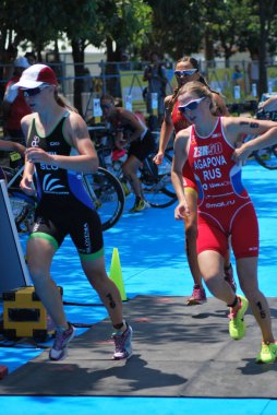 3-8-2013 İstanbul-Türkiye: Triatlon İstanbul Avrupa Kupası 2013
