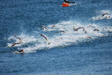 3-8-2013 İstanbul-Türkiye: Triatlon İstanbul Avrupa Kupası 2013