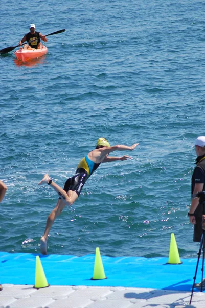 2013 Istanbul Turkey Triathlon Istanbul European Cup 2013 — 스톡 사진