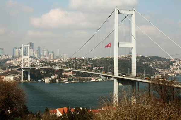 Istanbul Bosphorus Bridge Istanbul City — Stock Photo, Image