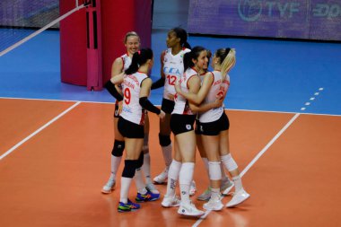 27-03-2022 İstanbul-Türkiye: Yesilyurt-Boluu BLD. Burhan Felek Spor Salonunda Sultanlar Ligi Maçı