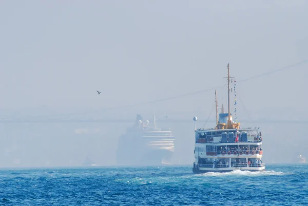City Lines Ferry Bosphorus Strait — Stock Photo, Image