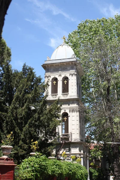 2022 Istanbul Turquie Eglise Grecque Orthodoxe Agios Georgios Dédiée Saint — Photo