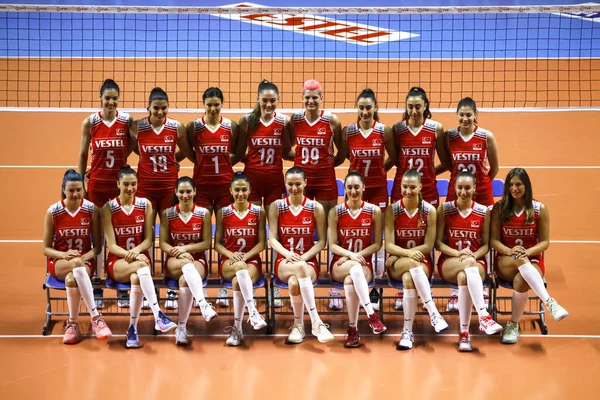2022 Стамбул Турция День Женской Сборной Волейболу — стоковое фото