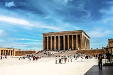 05-06-2022 Ankara-Türkiye: İnsanlar Mustafa Kemal Atatürk 'ün Anitkabir mozolesini ziyaret etti
